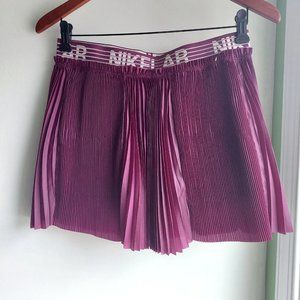 NIKE LAB NikeLab Pleated TENNIS GOLF SKIRT Medium SKORT purple maroon